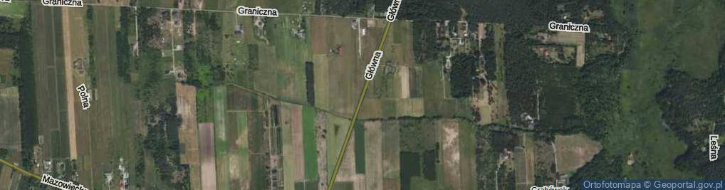 Zdjęcie satelitarne Główna ul.